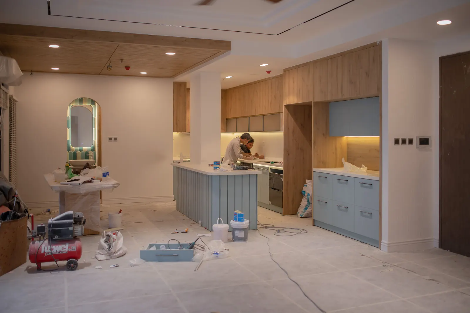 Room remodel in progress